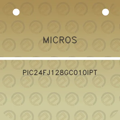 micros-pic24fj128gc010ipt