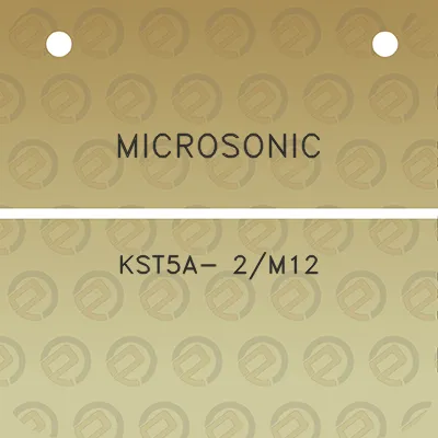 microsonic-kst5a-2m12