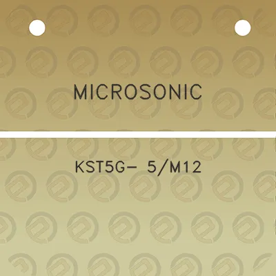 microsonic-kst5g-5m12