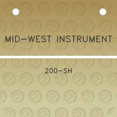 mid-west-instrument-200-sh