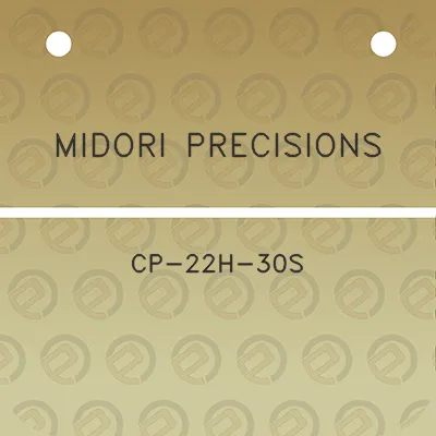 midori-precisions-cp-22h-30s