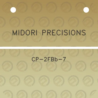 midori-precisions-cp-2fbb-7