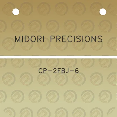 midori-precisions-cp-2fbj-6