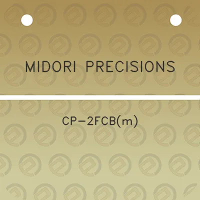 midori-precisions-cp-2fcbm