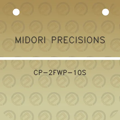 midori-precisions-cp-2fwp-10s