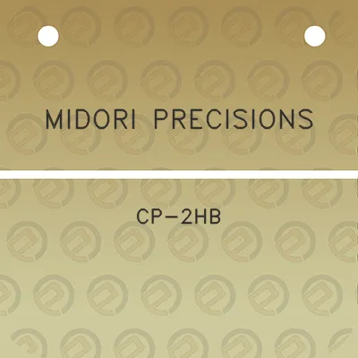 midori-precisions-cp-2hb