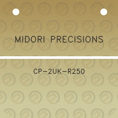 midori-precisions-cp-2uk-r250