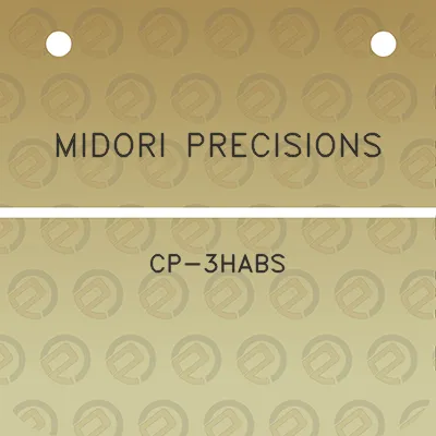 midori-precisions-cp-3habs