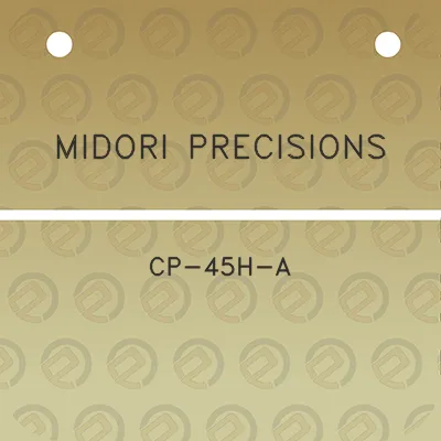 midori-precisions-cp-45h-a