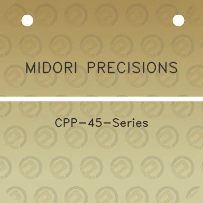 midori-precisions-cpp-45-series