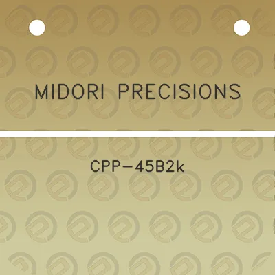 midori-precisions-cpp-45b2k