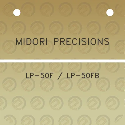 midori-precisions-lp-50f-lp-50fb