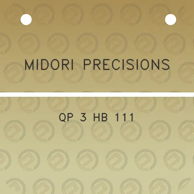 midori-precisions-qp-3-hb-111