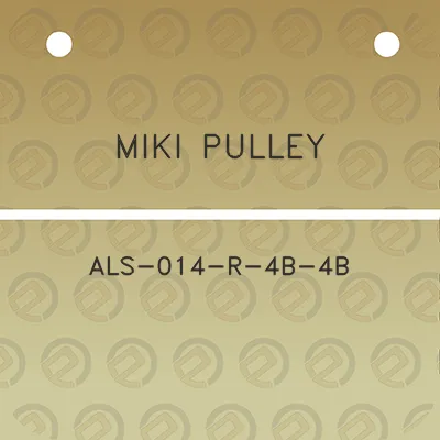 miki-pulley-als-014-r-4b-4b