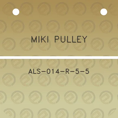 miki-pulley-als-014-r-5-5