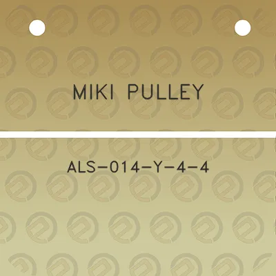 miki-pulley-als-014-y-4-4