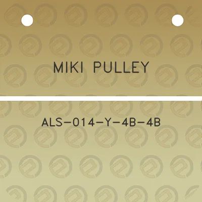 miki-pulley-als-014-y-4b-4b