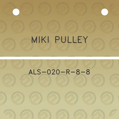 miki-pulley-als-020-r-8-8