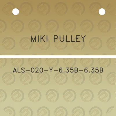 miki-pulley-als-020-y-635b-635b