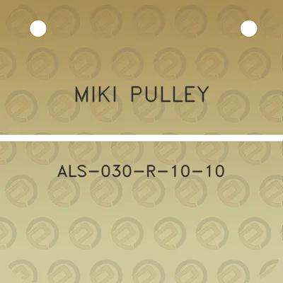 miki-pulley-als-030-r-10-10