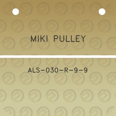 miki-pulley-als-030-r-9-9