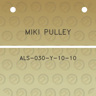 miki-pulley-als-030-y-10-10