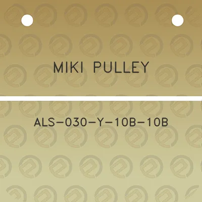 miki-pulley-als-030-y-10b-10b