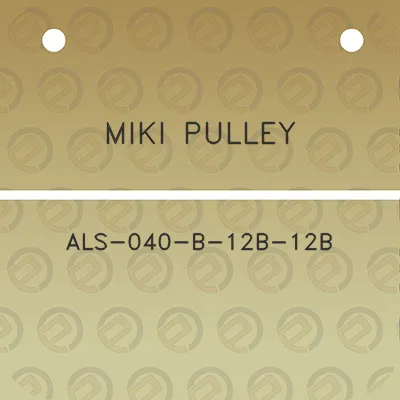 miki-pulley-als-040-b-12b-12b