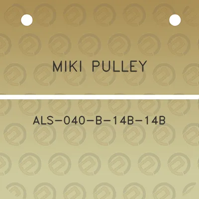 miki-pulley-als-040-b-14b-14b