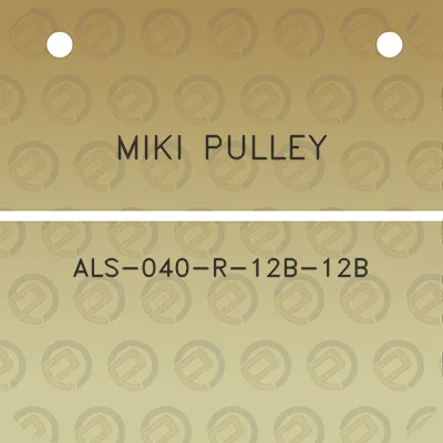 miki-pulley-als-040-r-12b-12b