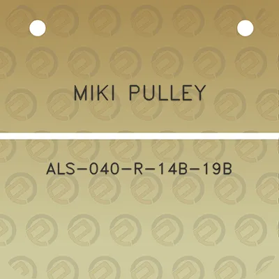 miki-pulley-als-040-r-14b-19b