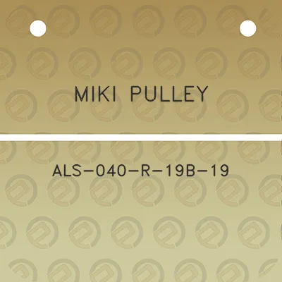 miki-pulley-als-040-r-19b-19