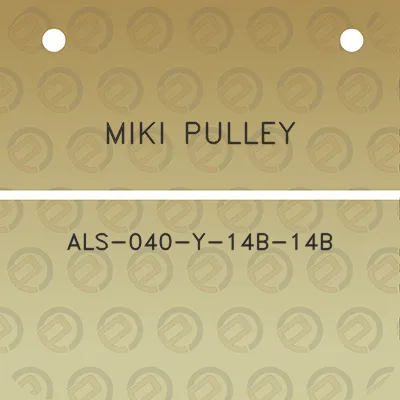 miki-pulley-als-040-y-14b-14b