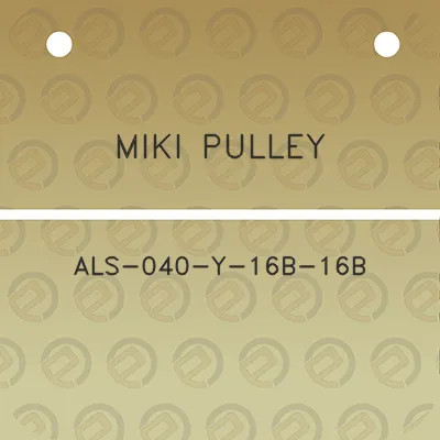 miki-pulley-als-040-y-16b-16b