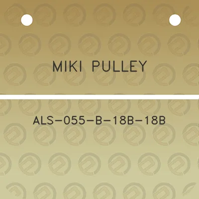 miki-pulley-als-055-b-18b-18b