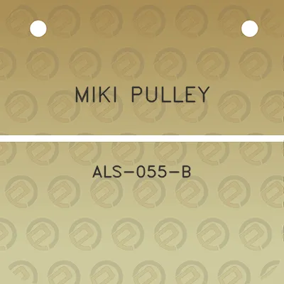 miki-pulley-als-055-b