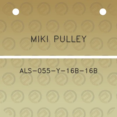 miki-pulley-als-055-y-16b-16b