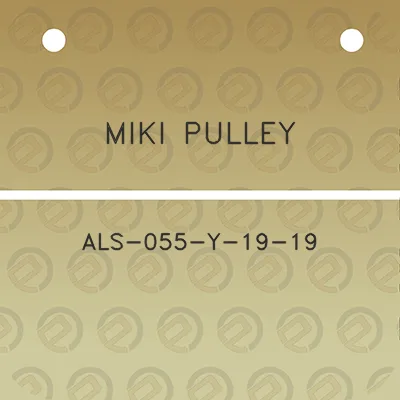 miki-pulley-als-055-y-19-19