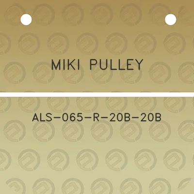 miki-pulley-als-065-r-20b-20b