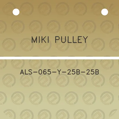 miki-pulley-als-065-y-25b-25b