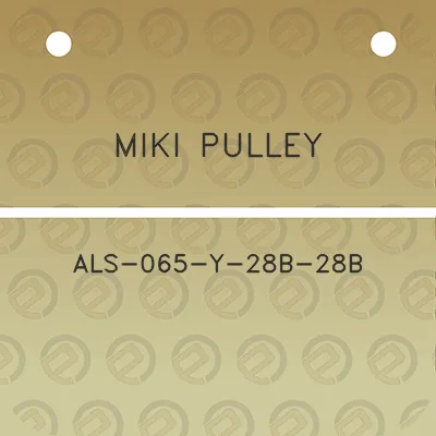 miki-pulley-als-065-y-28b-28b