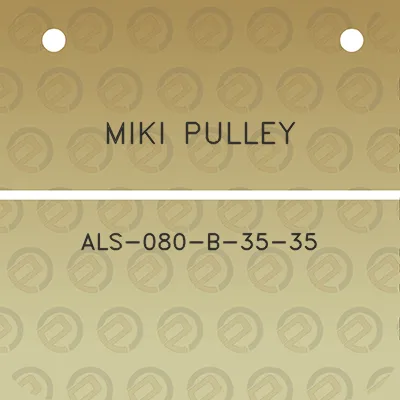 miki-pulley-als-080-b-35-35