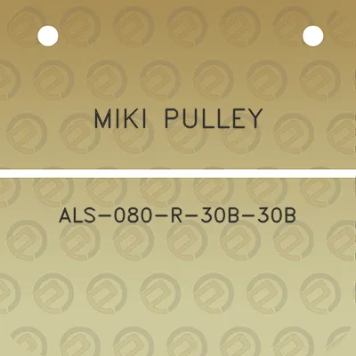 miki-pulley-als-080-r-30b-30b