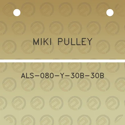 miki-pulley-als-080-y-30b-30b