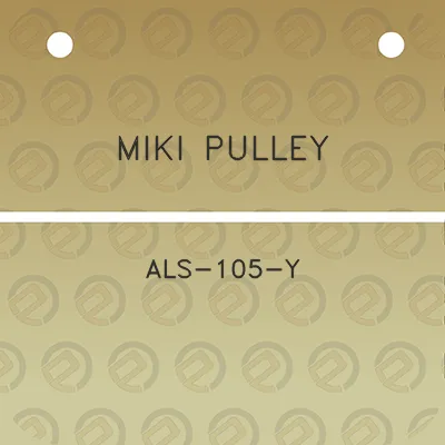 miki-pulley-als-105-y