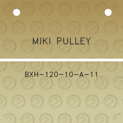 miki-pulley-bxh-120-10-a-11