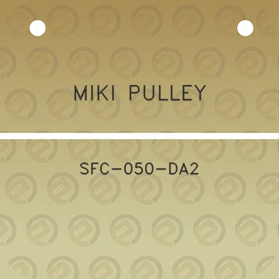 miki-pulley-sfc-050-da2