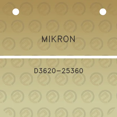 mikron-d3620-25360