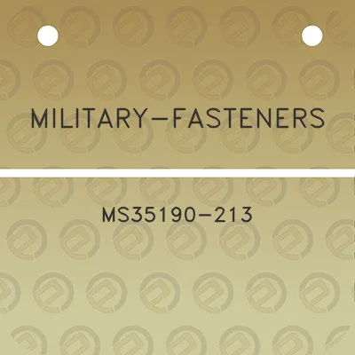 military-fasteners-ms35190-213