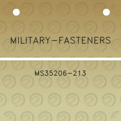 military-fasteners-ms35206-213